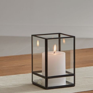 Meilleure vente bougeoir en métal fini fer arrière bougeoir en verre décoration de mariage et de noël bougeoir en métal - Product Image 3