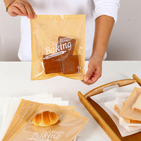 Kantong Kertas Kraft Anti Minyak, Ramah Lingkungan, dan Dapat Didaur Ulang untuk Kemasan Roti, Camilan, Kue, Sushi, Jelly, Makanan Hewan Peliharaan, dan Makanan Kaleng
