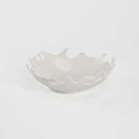 Bols à salade en porcelaine à relief sous glaçure, style américain, Fujian