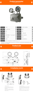 ไฟ LED ป้องกันการระเบิด ไฟฉุกเฉินป้องกันการระเบิด ไฟส่องสว่างมาตรฐาน ATEX - Product Image 5