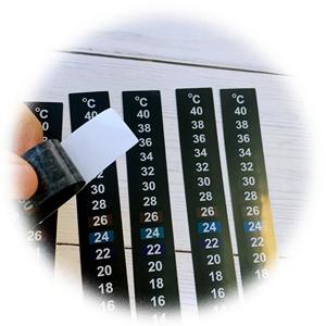 Lcd Digitaal Aquarium Aquarium Aquarium <span class=keywords><strong>Thermometer</strong></span> Stick-On Verandering Kleurtemperatuur Viskweek <span class=keywords><strong>Thermometer</strong></span> - Product Image 1