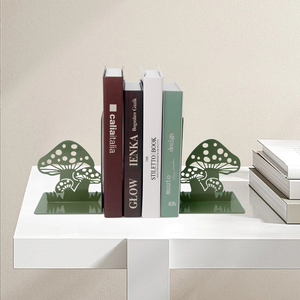 ที่คั่นหนังสือเหล็กดัดรูปเห็ด ดีไซน์สร้างสรรค์ แข็งแรงทนทาน พร้อมดีไซน์ที่ปรับแต่งได้ สำหรับตกแต่งชั้นวางของในสำนักงาน - Product Image 6