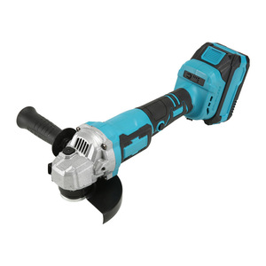 Ensemble d'outils sans fil Brushless : Perceuse <span class=keywords><strong>à</strong></span> percussion, Meuleuse d'angle, 2 machines, 2 batteries, 1 chargeur, sans clé, OEM - Product Image 5