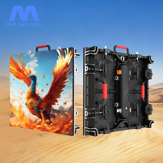 MIDA Adjustable Curved Design Outdoor LED Screen Stage Background Screen LED 4K8K Video Wall Rental LED Display Screen for Event