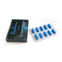 Capsules de racine de maca OEM personnalisées, produit naturel pour hommes, complément énergétique à base de plantes, pilule bleue