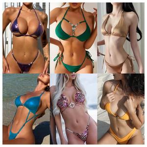 سيدة وفتاة مثير الصيف ملابس السباحة عارضة الجملة النساء الرخيصة في بالة بالجملة للشاطئ أو حمام السباحة - Product Image 2