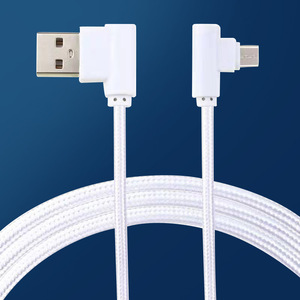 <span class=keywords><strong>New</strong></span> khuỷu tay Cáp dữ liệu nylon bện nhanh chóng sạc điện thoại di động sạc cáp <span class=keywords><strong>USB</strong></span>/Mini <span class=keywords><strong>USB</strong></span>/Type-C Kết nối vật liệu PVC - Product Image 2