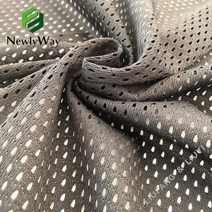 Nero basso elastico 50D rete in fibra di poliestere tessuto a maglia per il rivestimento - Product Image 5