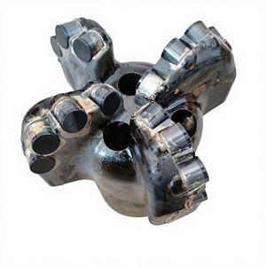 Punta di perforazione PDC in acciaio ad alto tenore di manganese a 4 ali con diamante per trivellazione pozzi, nuova condizione, lavorazione a forgiatura, utensile di perforazione - Product Image 5