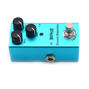 Pédale d'effet <span class=keywords><strong>de</strong></span> distorsion Crunch pour guitare électrique SAPHUE, mini <span class=keywords><strong>type</strong></span> simple, DC 9V, True Bypass - Product Image 5