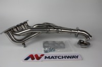 Collecteur d'échappement MATCHWAY haute performance en acier inoxydable 201 poli, soudé TIG, pour VW Golf GTI Jetta VR6 2.8L
