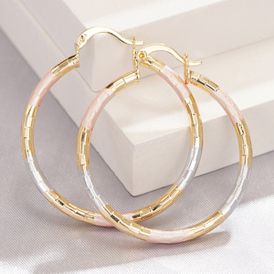 Orecchini a Cerchio Colorati per Donne, Minimalisti e Sottili, Gioielli alla Moda per Uso Quotidiano, Accessorio Statement - Product Image 2