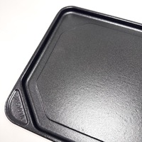 OEM ODM Barbecue rectangulaire mat en fonte Plaque de camping simple face
