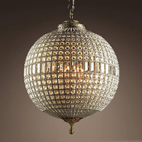 Décoration de Plafond de Mariage, Salles de Bal d'Hôtel, Lustre en Cristal de Luxe Moderne, Lustre de Plafond LED, Lumière de Boule d'Hôtel