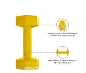 <span class=keywords><strong>Haltères</strong></span> en acier de haute qualité pour le fitness à domicile, <span class=keywords><strong>poids</strong></span> à main enduits de vinyle avec logo personnalisé pour <span class=keywords><strong>Amazon</strong></span> Basics - Product Image 4