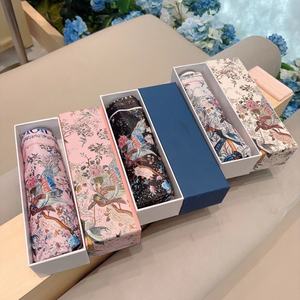 Paraguas de Viaje Compacto de 5 Pliegues con Diseño Floral de Lujo, Impresión UV en Lienzo, para Regalos Promocionales y de Inauguración - Product Image 5