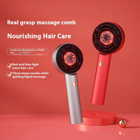 Applicateur d'huile capillaire EMS à lumière rouge et bleue, brosse de massage du cuir chevelu, dispositifs de massage du cuir chevelu, masseur automatique du cuir chevelu