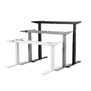 Electric <b>Height</b> <b>Adjustable</b> Desk Dual Motor 600-1250mm Rectangle Particleboard Study Office Desk - Product Image 2