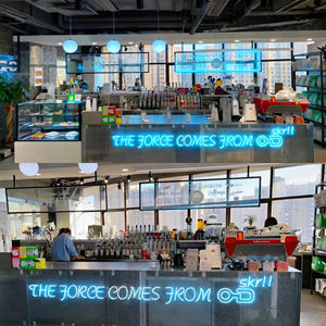 SUS304เวิร์กสเตชันบาร์สำหรับงานหนักพร้อมอ่างล้างจานระบบ POS สำหรับร้านกาแฟเชิงพาณิชย์ - Product Image 6