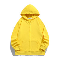 Sudadera con capucha y cremallera para hombre |   Gorro Integrado de Algodón 100% de Peso Pesado y Corte Regular |   Ropa Deportiva Transpirable para Otoño, Venta al Por Mayor