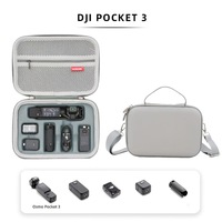 Sac de transport rigide en EVA personnalisé, étanche et protecteur pour accessoires Pocket 3, sac à main portable pour caméra sportive