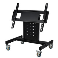 Carrito Móvil Universal de Acero para TV Vickman de 32-65 Pulgadas |   Stand 45 de Nivel Bajo |   Ruedas para LCD/Plasma |   Certificado CE |   Max Vesa 600x400