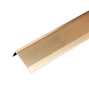 L-Shaped Wood Flooring Edge Trim Strips Stainless Steel Ceramic Tile Stair Anti-Slip Aluminum Alloy Decorative Trim Pressure - Product Image 1