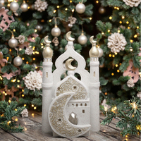 Produits du Ramadan Décorations de l'Aïd Moubarak Ornements en plastique faits à la main Mosquée Château Étoiles Décoration de bureau Fournitures d'intérieur