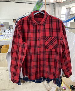 Modest Blouses&amp;<strong>Shirts</strong> <strong>Women</strong> Blouses Plaid <strong>Flannel</strong> <strong>Shirt</strong> - Product Image 3