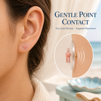 Graines auriculaires en cristal, patch d'acupression auriculaire, outil de massage pour la beauté et le bien-être, emballage