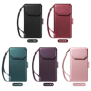 Funda de Cuero con Ranuras para Tarjetas para <span class=keywords><strong>Samsung</strong></span> <span class=keywords><strong>Galaxy</strong></span> S26 Pro S25 Edge S24 Plus S23 <span class=keywords><strong>Ultra</strong></span> <span class=keywords><strong>S22</strong></span> S21 FE A06 A16 A26 A36 A56 - Product Image 3