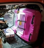Kayak de Pêche Monoplace à Coque en PE de 2 M avec Pagaie, pour Loisirs Aquatiques et Rivières, Matériau LLDPE
