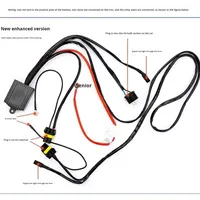 Kit de câblage étanche renforcé pour phares HID H4 12V avec modification de lentille, faisceau de lumière variable LS, du fabricant d'origine