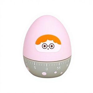 Temporizador mecánico de cocina de plástico, diseño común, ecológico, con alarma de cuenta regresiva <span class=keywords><strong>para</strong></span> cocinar, ducha, estudio, huevos - Product Image 1