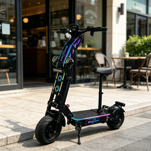 Trottinette Électrique Pliable Puissante à Double Moteur 10000W, Pneus Tout-Terrain 13 Pouces, 72V 35Ah, Autonomie 43-65KM, Démarrage NFC, Réglage via l'Application - Stock USA - Product Image 1