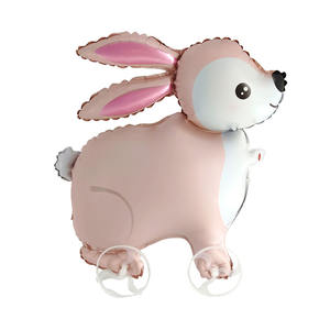 <span class=keywords><strong>Coniglio</strong></span> ambulante <span class=keywords><strong>con</strong></span> ruote palloncini dinosauri unicorni elefanti palloncini gonfiabili decorazioni per feste di compleanno forniture giocattolo - Product Image 2