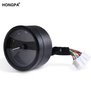 12000 आरपीएम किमी/मील गेज मोटरसाइकिल ओडोमीटर एलसीडी डिजिटल टैकोमीटर स्पीडोमीटर मोटरसाइकिल - Product Image 4