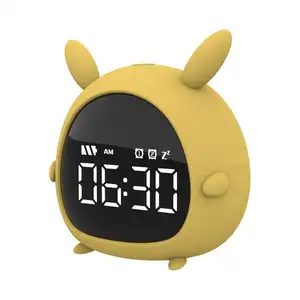 Promotional Cute Kids Decorative Multi Function Led Digital Nixie Alarm Clock For Sale Creative 81*72*77mm From CN GUA Circular