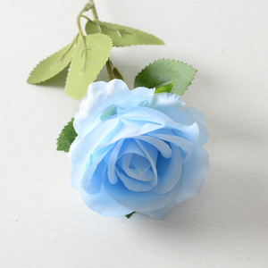 ورود صناعية بساق، باقة زهور ورد صناعي لديكور الزفاف والمنزل والمكتب - Product Image 4