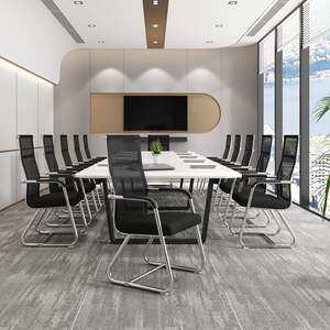 Modern Home <b>Office</b> Furniture Black Mesh <b>Office</b> <b>Chair</b> Sturdy Electroplated Iron <b>Base</b> Suitable for <b>Office</b> - Product Image 4