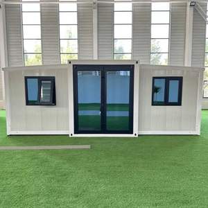 Casas temporales personalizadas expandibles, casa contenedor extensible móvil desmontable plegable de 20 pies, resistente al agua - Product Image 4