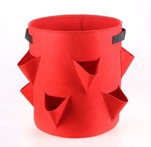 Sacs de culture en tissu à 8 côtés, sacs de culture en feutre résistant, réutilisables, pour fraises, tomates et légumes, avec poignée - Product Image 1