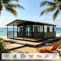Maison préfabriquée prête à être expédiée, 20 pieds, 40 pieds, pliable, extensible, en acier léger, conteneur habitable, imperméable, isolée, insonorisée, bureau