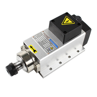 2.2kw 220V 380V 18000rpm Moteur de broche électrique refroidi par air pour fraiseuse de forage de routeur CNC