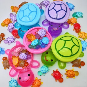 <span class=keywords><strong>Figurine</strong></span> en résine de petite tortue de dessin animé, luminescente dans le noir, à rebond lent, à pincer, jouet assorti en sachet surprise - Product Image 6
