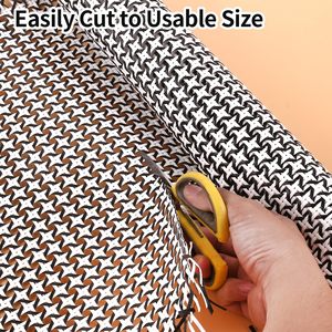 Rouleau de rotin synthétique en plastique de couleur mélangée, durable, fibre synthétique fine, maille ouverte, rotin en plastique PE, matériau plastique pour meubles - Product Image 2