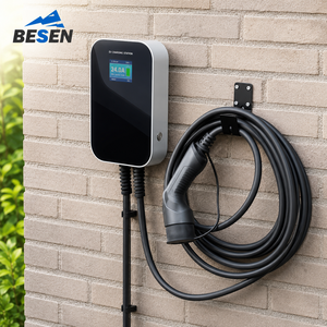 Chargeur de <span class=keywords><strong>voiture</strong></span> <span class=keywords><strong>électrique</strong></span>, 11kw, 16 Amp, 3 phases, Type 2, boîte murale, Station de charge - Product Image 2