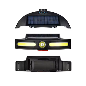 Fuente de luz dual portátil, faro recargable por USB, <span class=keywords><strong>Panel</strong></span> <span class=keywords><strong>Solar</strong></span> para correr, acampar, pescar, ciclismo, faros multifuente - Product Image 5
