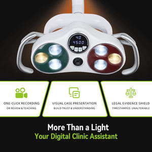 Lampu <span class=keywords><strong>Sensor</strong></span> Operasi Gigi Lampu Bedah Gigi dengan Perekaman Kamera Video - Product Image 3