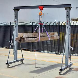 Mini-grues mobiles portables réglables en acier inoxydable pour levage léger - Product Image 2